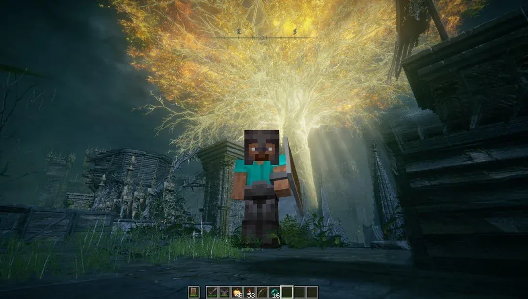 Mod coloca Minecraft dentro do universo de Elden Ring